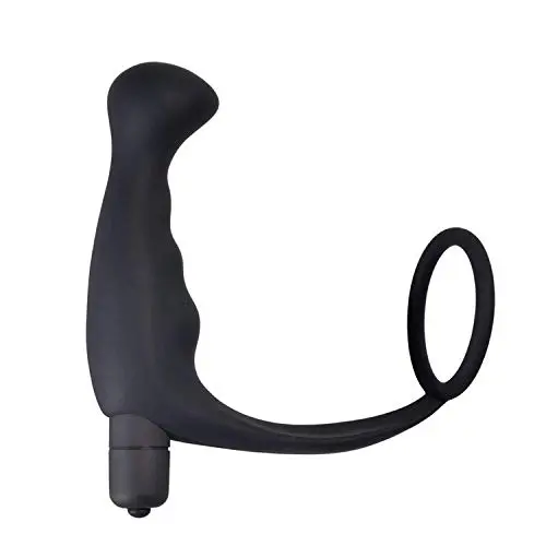 YIJhj T-Shirt Cheap Víbrātórs Male Pr?státê Massager An?l Pênís Ring Silicone Víbrátíng Bǚtt Plug Cǒck Ring An?l Sexto Toy for Men,Pr?státê Massager