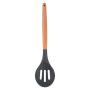 MENGSHI 9pcs Silicone Kitchenware Set, Wooden Kitchen Utensil Sets,Storage Tube Furniture Kitchen Utensils Spatula Soup Spoon