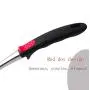Kitchenware Utensils Set 2 Piece Premium Silicone Stainless steel Heat Resistant Non-Stick Cooking Professional Tools Black