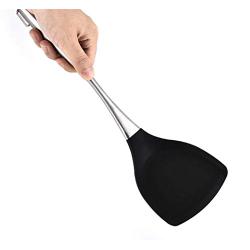 Silicone Kitchenware High Temperature Stainless Steel Handle Silicone Spatula Nonstick Spatula Silicone Shovel
