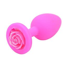 Guiseniour Back Trainer Silicone Rose Plugs Stimulation for Starter Beginner Men Women Have Fun Adult Toys