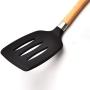 Alter-K-DJ 9 Sets of Silicone Handle with Wooden Handle Cooking Shovel Spoon Eggbeater Kitchen Tools Kitchenware Set