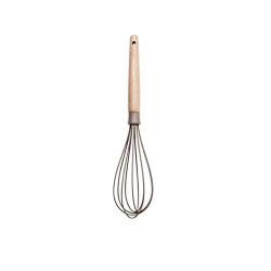 Wooden Handle Silicone Kitchenware Non-Stick Pan Silicone Kitchen Utensils Cooking Tools Kitchen Utensils High Toughness,Egg Beater A