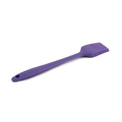 uxcell Silicone Kitchen Barbecue Meet Sauce Oil Painting Brush 20.5cm Long Purple