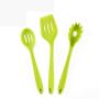 Hjyi Kitchen Cooking Silicone shovel resistant to high temperature non-stick cooking kitchen supplies silicone kitchenware cooking non-stick pot kitchen tools (set of three pieces)