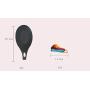 ALOOVOO 17 Piece Silicone Kitchen Utensils Set - Silicone Wooden Handle Kitchenware Set with Measuring Spoon