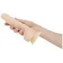 Naked Adduction 8 Inch Realistic Silicone Dildo with Suction Cup, Dual Density Dong, Beige Color Penis, Adult Sex Toy, Harness Compatible