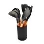 Kitchen Set 8 Piece Set Silicone Wooden Handle Kitchenware Nonstick Cookware Set Cooking Tools - Silicone Shovel Spoon Tool Set Shovel Soup Hedges Cooking Cookware