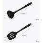 JunbosiKitchenware Silicone Kitchenware Set Cooking Spoon Shovel 10 Piece Set Baking BBQ Cooking Shovel Spoon Kitchenware