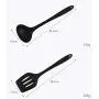 JunbosiKitchenware Silicone Kitchenware Set Cooking Spoon Shovel 10 Piece Set Baking BBQ Cooking Shovel Spoon Kitchenware