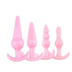 ZYYSQ 4 Pieces Silicone ?n?les Plugs Exercise Kit Adult Toys for Couples ZYYSQ