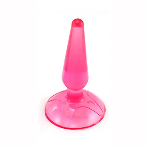 Suppion Silicone Anal Butt Plug G-Spot Stimulation Suction Cup Jelly Dildo Anal Toys