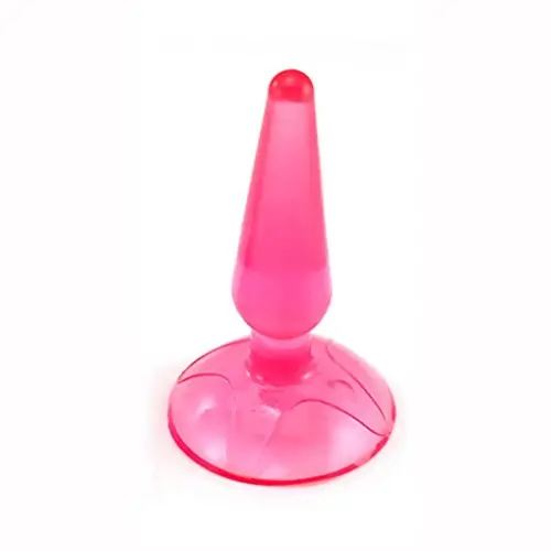 Suppion Silicone Anal Butt Plug G-Spot Stimulation Suction Cup Jelly Dildo Anal Toys