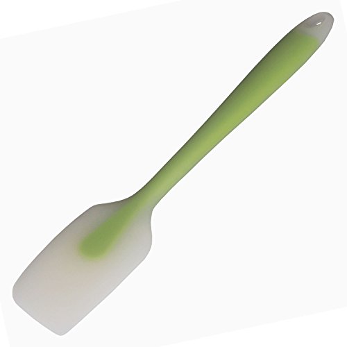 Best Selling One Silicone Kitchenware Cake Baking Translucent Green Spatula