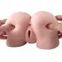 Aixidvv Realistic Pussy Masturbation Ass, 3D Silicone Vagina Anal, Lifelike Sex Doll Love Doll for Men Masturbating Sex Toys (Color : Skin)