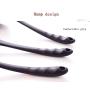 Kitchenware Utensils Premium Silicone Non-Stick and Heat Resistant Utensils for Cooking, Flipping and Pressing Black 3 packs