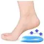 Silicone Gel Heel Cups, Heel Pads for Plantar Fasciitis,Heel Spurs & Heel Pain Foot Care (L)
