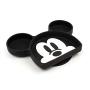 Bumkins Disney Silicone Grip Dish, Suction Plate, Divided Plate, Baby Toddler Plate, BPA Free, Microwave Dishwasher Safe - Mickey Mouse