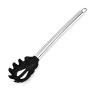 Silicone Kitchenware Set of 7 Cooking Tools Nonstick Cookware Set Including Turner Spaghetti Server Skimmer Serving Spoon Ladle Food Tong Whisk