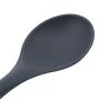 Beiswe Food Grade Silicone Wooden Handle Kitchenware Nonstick Spatula Spoon Set Spatula Fishing Spoon Cooking Utensils for Kitchen (Style 2)