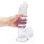 Wushuangyu 9.44 Inch Tools with Suction Cup Female Lifelike Toys for Women - Vibrant Toy