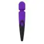 Velocity Waterproof 10 Speed Silicone Wireless Therapeutic Massager Wand, Purple