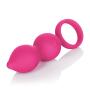 CalExotics Silhouette S1- Silicone Ben Wa Kegel Weights ? Hands Free Vibrating Pelvic Floor Exercise ? Waterproof Adult Sex Toys - Pink