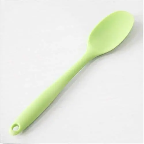 Baguio-Store - Spatula Soup Spoon Kitchenware Silicone Kitchen Bakeware Utencil Spoons And Scoop Cooking Tools