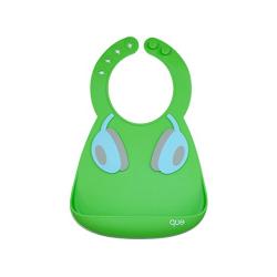 BPA-Free, Waterproof, Soft & Adjustable Silicone Baby Bibs Lightweight, durable, easy to clean! que Bib