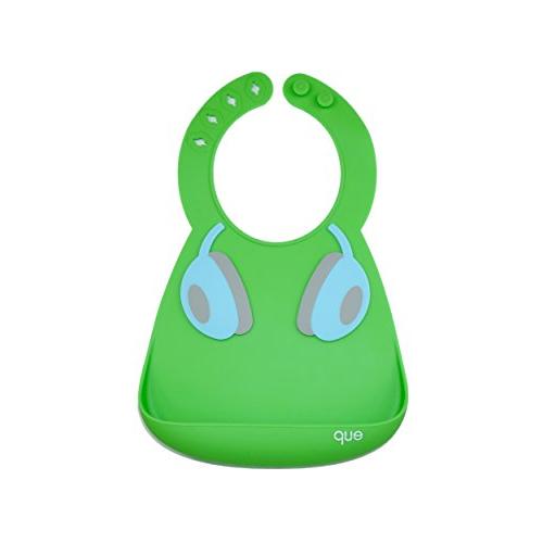 BPA-Free, Waterproof, Soft & Adjustable Silicone Baby Bibs Lightweight, durable, easy to clean! que Bib