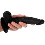 RJFAB 9 Inch Realistic Double Layer Silicone Toy with Strong Suction Cup