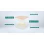 Silicone Foam Dressing with Border Adhesive Waterproof 4&quot*4&quot(10 cm*10 cm) Pack of 10 Square Dressing for Wound Care