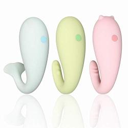 Erfdc Shirt USB Charge 8 Modes Wireless App Remote Control Vibrātor Soft Silicone Dil?o Bluetooth Connect ?du?lt Game Sexyy Toys for Women X145 Green No App Control Sucking clitorial Toy for Women