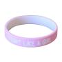 Reminderband 50 Custom Luxe Silicone Wristbands - Personalized Customizable Silicone Rubber Bracelets - Customized for Motivation, Events, Gifts, Support, Fundraisers, Awareness - Men, Women, Kids