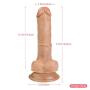 Lfcmf 7.7 inch Realistic Massager Toys Lifelike Silicone-D?ld? with Suction Cup for Women