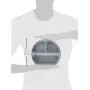 Bumkins Silicone Grip Dish, Suction Plate, Divided Plate, Baby Toddler Plate, BPA Free, Microwave Dishwasher Safe ? Gray