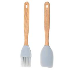 Kitchenware silicone brush barbecue scraper spatula set