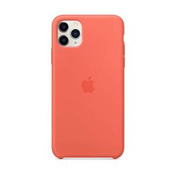 Apple Silicone Case (for iPhone 11 Pro Max) - Clementine (Orange)