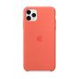 Apple Silicone Case (for iPhone 11 Pro Max) - Clementine (Orange)