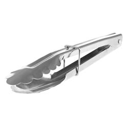 YDZN  Stainless Steel Tongs Buffet Salad Bread Food Clip Kitchen Clamp Serving Tool(9 inch)