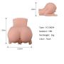 Pnongqing Love Doles Mens Realistic Male and Female Adult Toys Best Gift Lovers Bedroom Self Pleasure SiliconeФ with 2 Soft and Elastic Channels (Color : Skin)