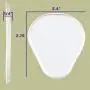 Premium Gel Ball of Foot Cushions - Reusable Clear Gel Metatarsal Pads - Foot Pain Relief - 1/4 Inch - 2 Pair