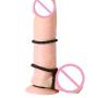 TPTPMAY 3Pcs Soft Silicone Pennis Ring Delay Ejeculation Retarder Hard Enrection Male Massaging Adullt Couples Six Toy