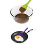 CWXDIAN Color Silicone Kitchenware Set of 10 Nonstick Cookware Silicone Kitchenware Set Green Cooking Tools, set of 10