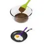CWXDIAN Color Silicone Kitchenware Set of 10 Nonstick Cookware Silicone Kitchenware Set Green Cooking Tools, set of 10
