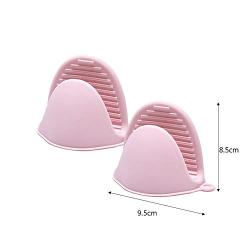 Vakiko Oven Gloves Non Slip Heat Resistant Novelty Kitchenware for Kids and Women Small Silicone Microwave Mitts(4 Pcs)