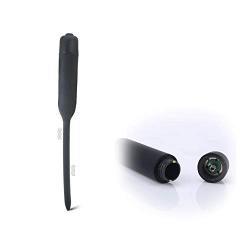 LOOVE Multi-Frequency Multi-Speed Silicone Soft Mens Catheterization Catheter Urethra Tube Alternative Toy (Color : Black)