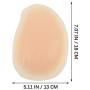 Healifty 1 Pair of Silicone Leg Onlays Self- Adhesive Calf Pads Women Leg Corrector for Crooked or Thin Skinny Legs XL