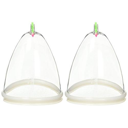 Kangzhu 2-Cup Breast Enlargement and Massage Cupping Set, Large