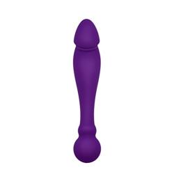 Dildo Queen Medium 7 inch Medical Grade Silicone Dildo - Purple